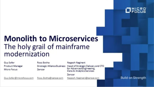 webinar maingrame Micro Focus