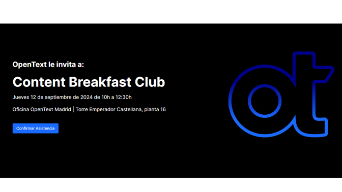 Opentext Content Breakfast
